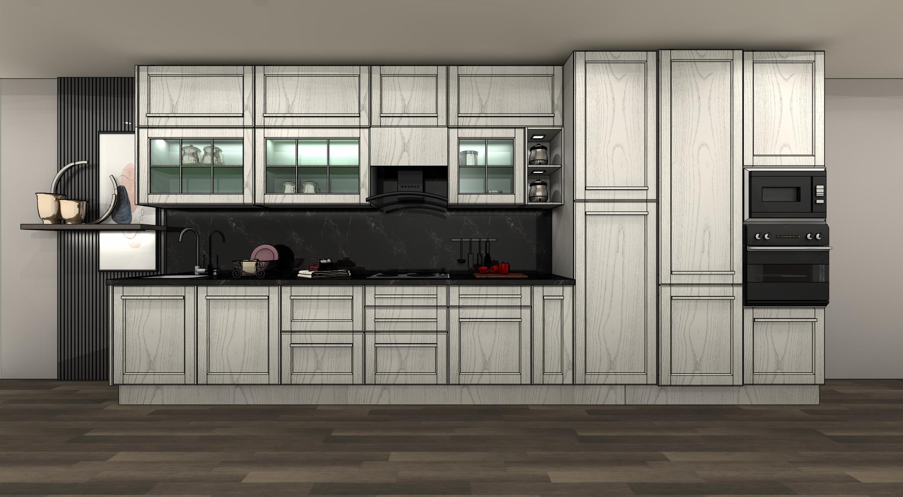Kitchen reference from a HIPOD project